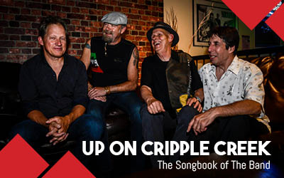 Up On Cripple Creek event artwork from Ticketpro and DCC Shell Theatre
